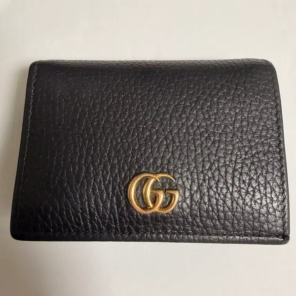 [BUNJANG] Gucci GG Marmont Card Wallet Black / [정품] 구찌 GG 마몽 카드지갑 블랙