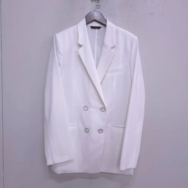 [BUNJANG] Sisley Double Button Jacket / 시슬리) 거의새거 여름 더블 버튼 재킷 -55