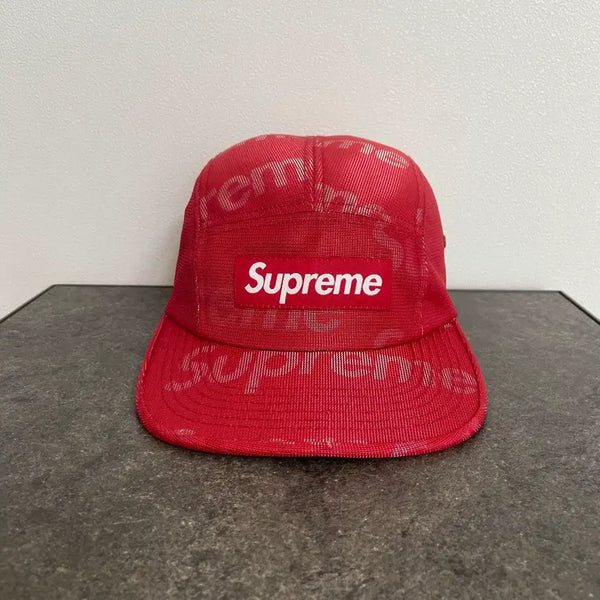 [BUNJANG] Supreme Box Logo Lenticular Camp Cap Red / (OS) 슈프림 박스로고 캠프캡 모자 렌티큘라 레드