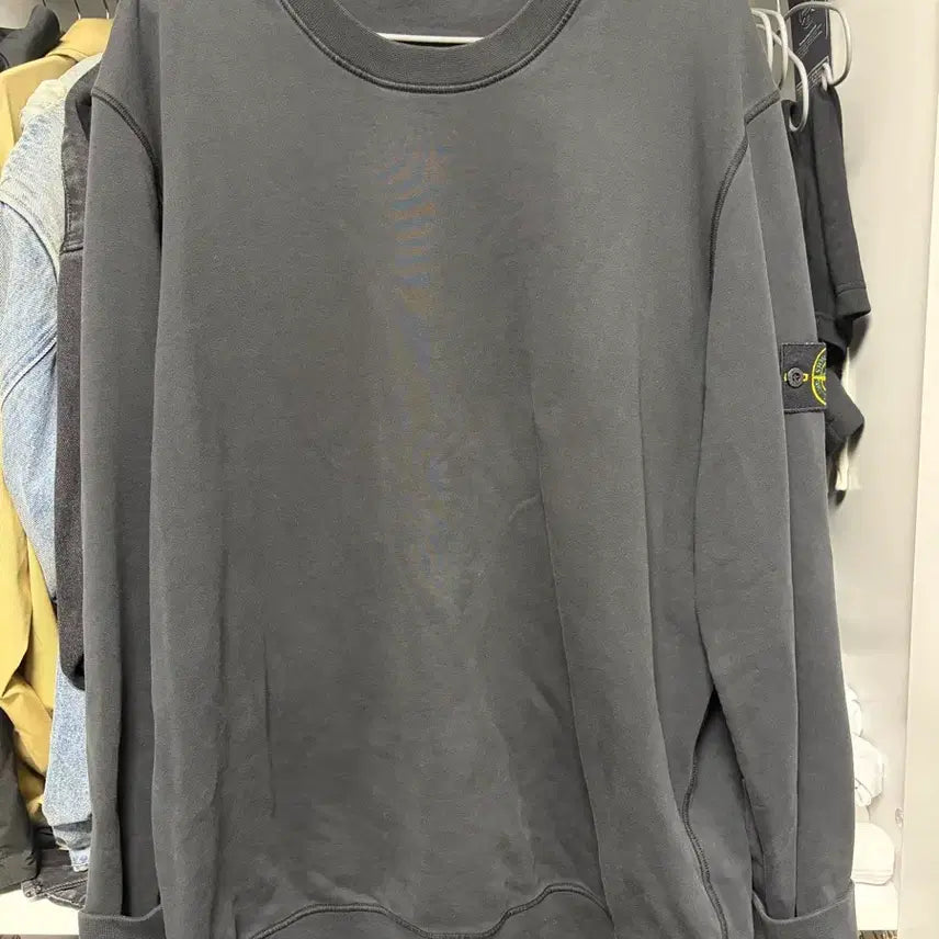 [BUNJANG] Stone Island Sweatshirt Black XXL / 스톤아일랜드 맨투맨 블랙 xxl