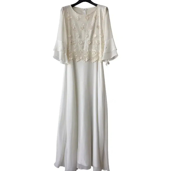[BUNJANG] Ivory Lace Dress / S/아이보리 레이스 드레스 원피스