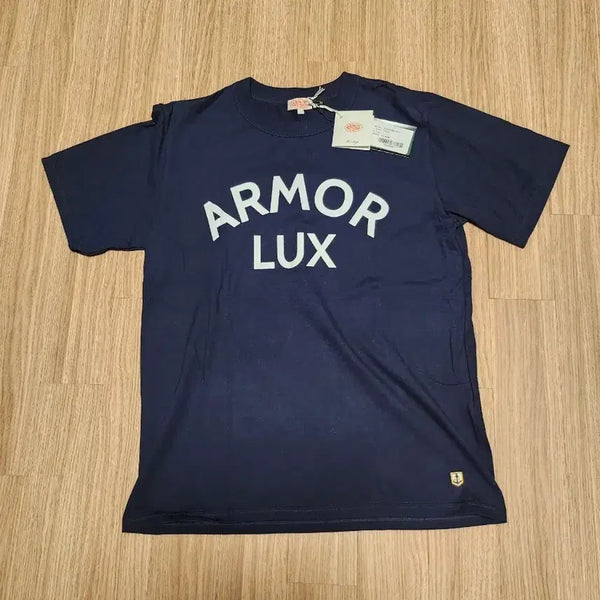 [BUNJANG] Armor Lux Navy Short Sleeve T-Shirt / 새상품 아머럭스 ARMOR LUX 반팔티 네이비