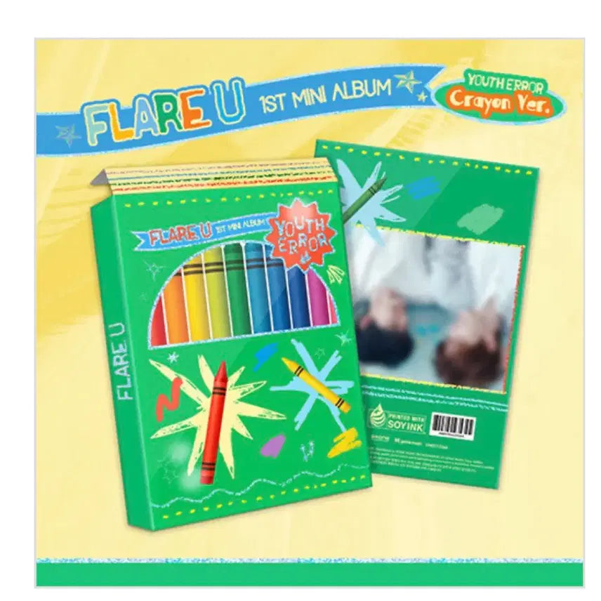 [BUNJANG] Flareup Youth Error Crayon Sealed Album / 플레어유 미개봉 앨범(크레용)