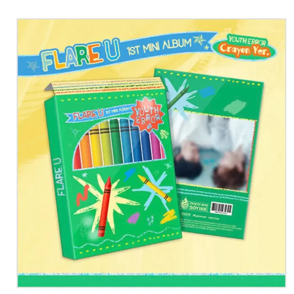 [BUNJANG] Flareup Youth Error Crayon Sealed Album / 플레어유 미개봉 앨범(크레용)