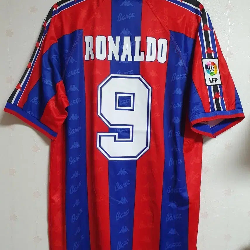 [BUNJANG] Barcelona Ronaldo 96/97 La Liga Jersey XL / 바르셀로나 96/97 호나우두 프리메라리가 유니폼