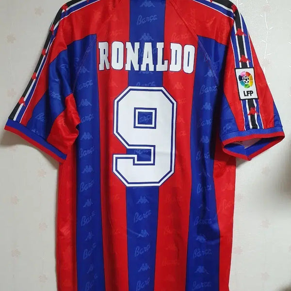 [BUNJANG] Barcelona Ronaldo 96/97 La Liga Jersey XL / 바르셀로나 96/97 호나우두 프리메라리가 유니폼