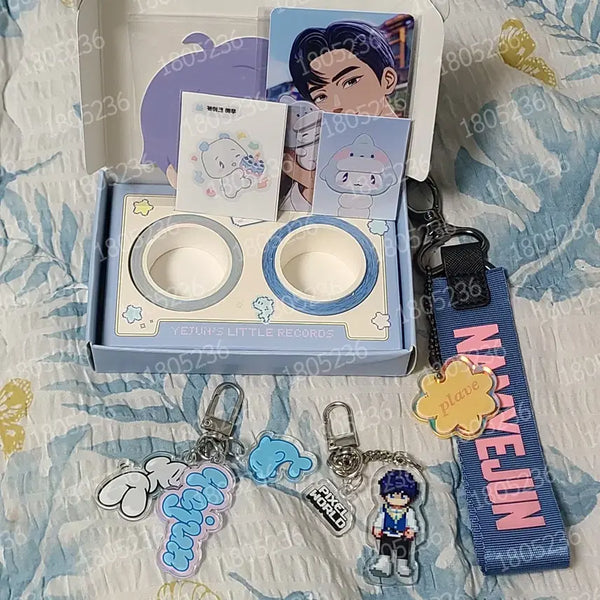 [BUNJANG] PLAVE Yejun 2025 Birthday Kit Pixel World Strap Keyring Bundle Set / 플레이브 예준 2025 생일키트 삼왜 픽셀월드 스트랩키링