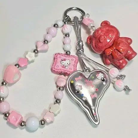 [BUNJANG] Lulu Custom Mini Figure Hello Kitty Keychain / 루루 미니 피규어 커스텀 키링