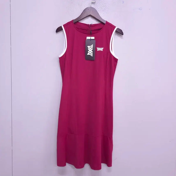 [BUNJANG] PXG Summer Golf Dress - Burgundy Red (XS) / PXG) 새상품 피엑스지 여름 골프 원피스- XS