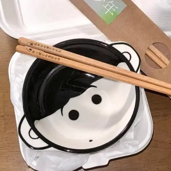 [BUNJANG] &Team Joo Rice Bowl and Chopsticks Set / &team 앤팀 죠 조 밥그릇 그릇 굿즈 양도 판매합니다!