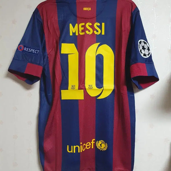[BUNJANG] FC Barcelona Lionel Messi 2014/15 Champions League Jersey XL / 바르셀로나 14/15 메시 챔피언스리그 유니폼
