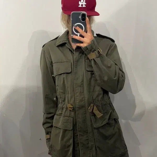 [BUNJANG] Theory Washed Cotton Field Military Jacket Khaki / S 띠어리 톤우드 워시드 코튼 필드 밀리터리 자켓 카키