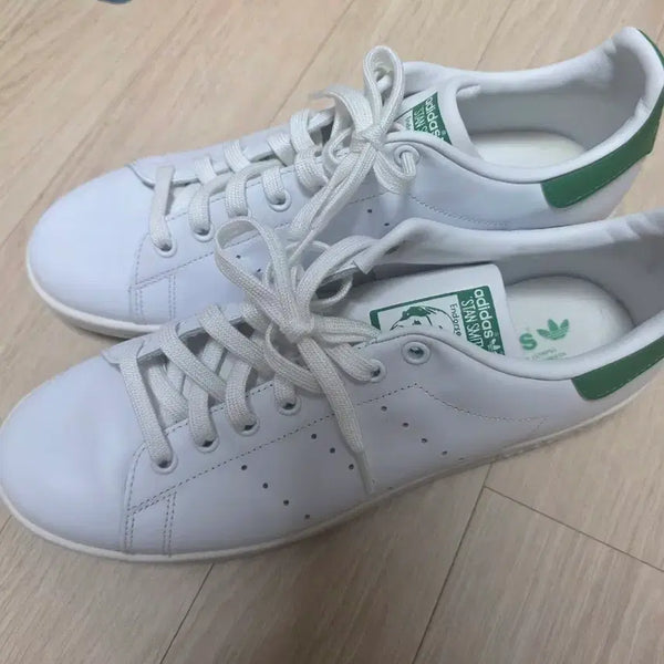 [BUNJANG] Adidas Stan Smith White Green 285mm Sneakers / 아디다스 스탠스미스 285