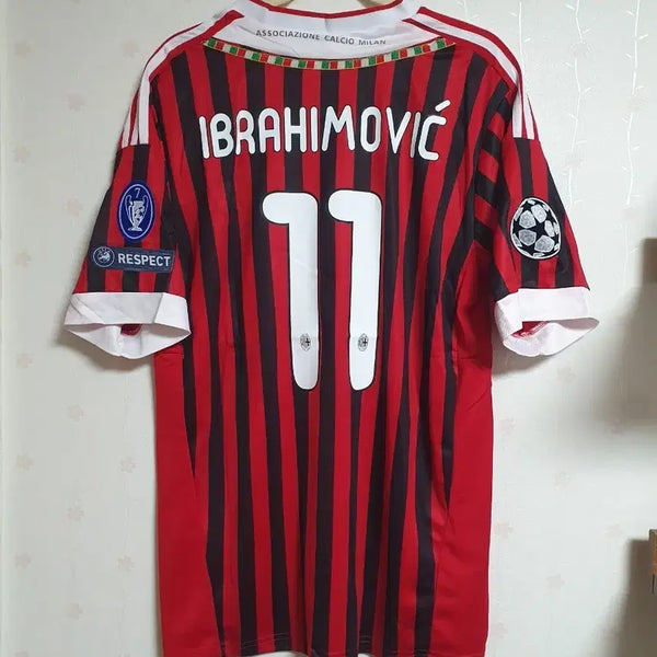[BUNJANG] AC Milan 11/12 Ibrahimović Champions League Jersey XL / AC밀란 11/12 즐라탄 챔스 유니폼