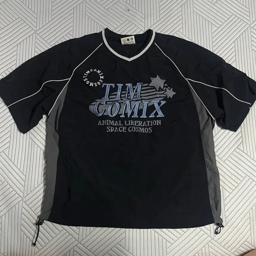 [BUNJANG] Team Comics Y2K Sporty Half-Sleeve T-Shirt / 팀코믹스 반팔 S 데일리 공용 Y2K 뉴진깔 스포티