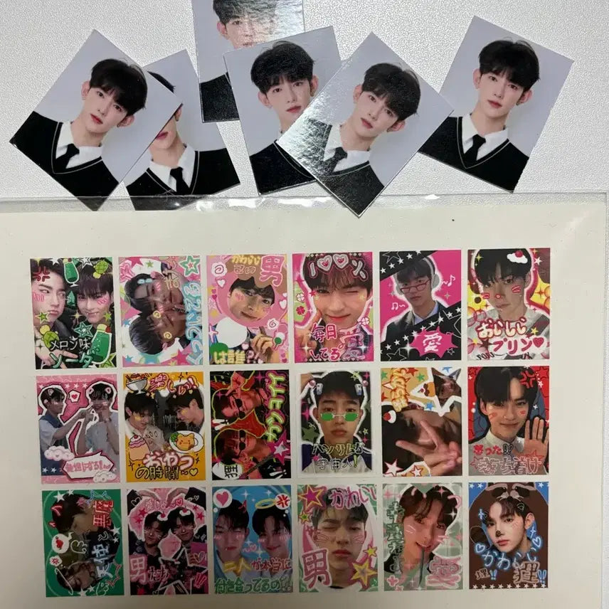 [BUNJANG] Zhang Hao Proof Photo, Sung Han Bin & Zhang Hao Sticker Set / 장하오증명사진증사, 성한빈장하오스티커