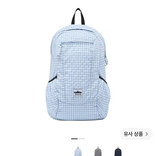 [BUNJANG] Highsan Check Backpack / 하이산 체크 백팩