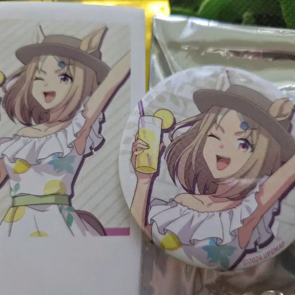 [BUNJANG] Uma Musume Narita Topyo Shibuya Collaboration Photocard & Can Badge Set / 우마무스메 나리타 탑로드 시부야 콜라보 포카,캔뱃지