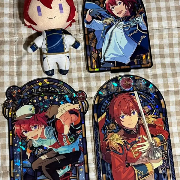 [BUNJANG] Ensemble Stars! Suou Tsukasa Plush, Acrylic Stand, Trading Cards Bundle / 앙스타 앙상블스타즈 스오우 츠카사 누이 스글 아크릴 파샤 파샷츠 판매 양도