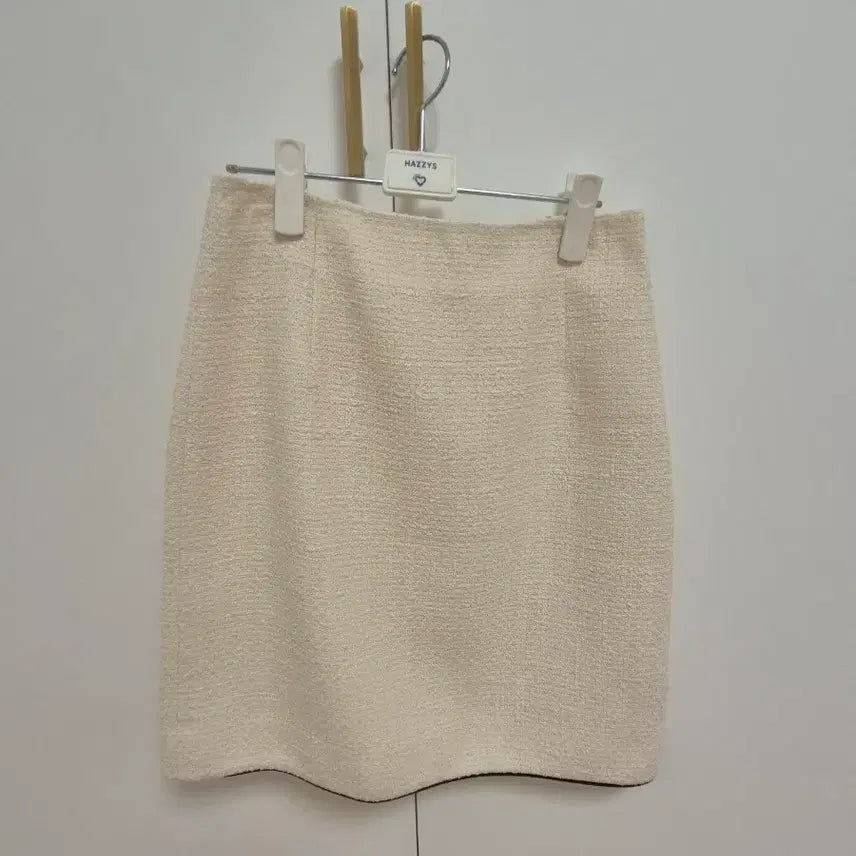 [BUNJANG] Jill Stuart Ivory Tweed Skirt / 질스튜어트 트위드 아이보리 스커트  67-94