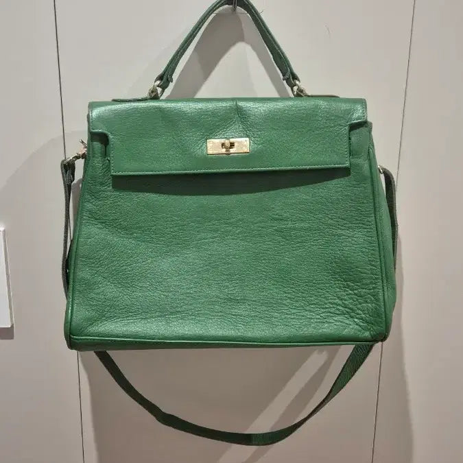 [BUNJANG] Green Tote Bag / 토트백 핸드백 그린