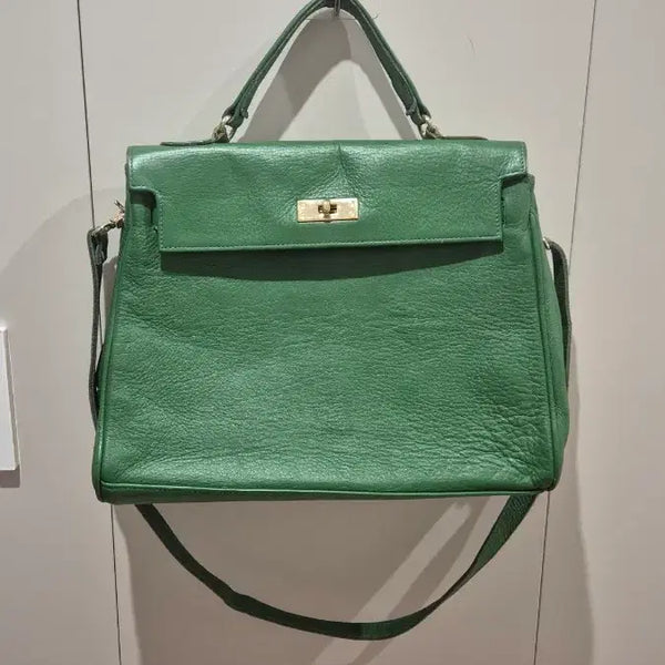[BUNJANG] Green Tote Bag / 토트백 핸드백 그린