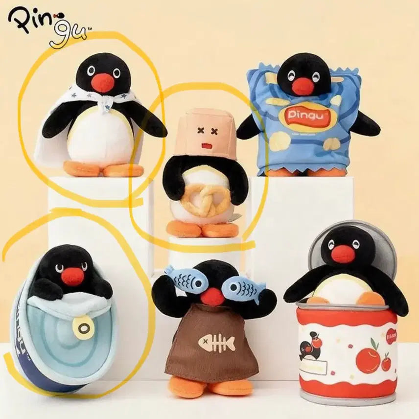 [BUNJANG] Pingu Keyring Bundle Set / 핑구 키링 3개 일괄