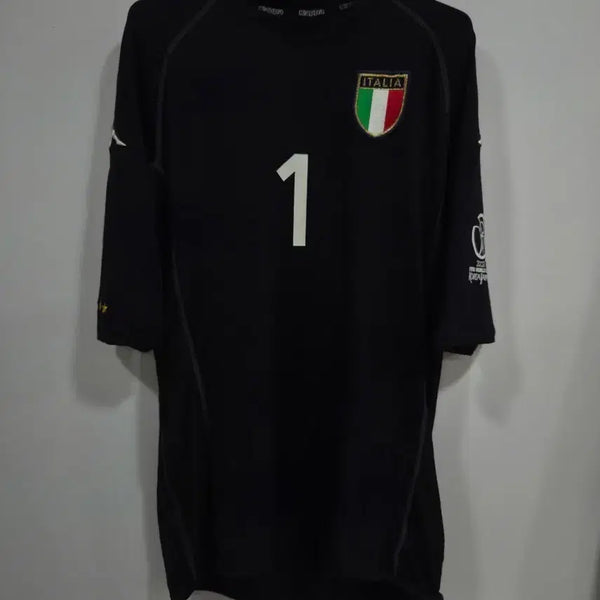 [BUNJANG] 2002 World Cup Italy Buffon Goalkeeper Jersey / 2002 월드컵 이탈리아 유니폼 부폰 골키퍼 카파 GK