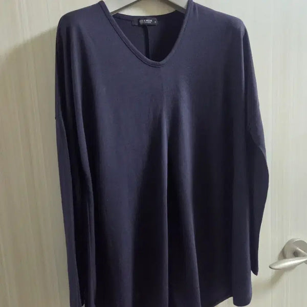 [BUNJANG] Joa Mom Women's Long Sleeve T-Shirt Navy S / 여성 긴팔티셔츠 네이비 S