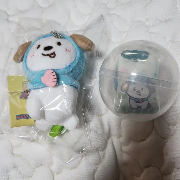 [BUNJANG] Bonobono "Meongryong-i" & Omamori Charm Set / 보노보노 멍룡이 + 오마모리