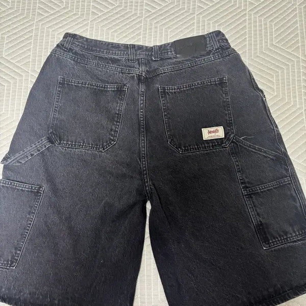 [BUNJANG] Black Denim Shorts / 흑청 반바지