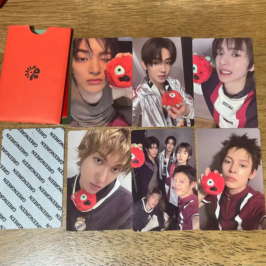 [BUNJANG] KORTIZBOL Red Version Photocard Set / 코르티스볼 레드레드 버전 포카세트 스크래치 포함
