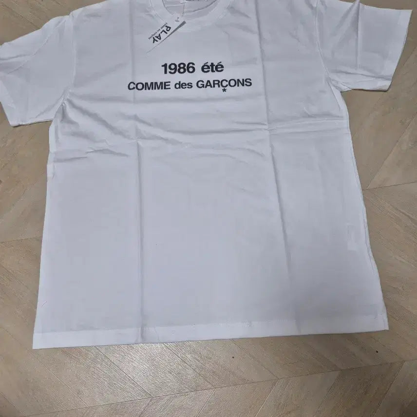 [BUNJANG] Comme des Garçons PLAY 1986 T-Shirt White / 꼼데가르송 PLAY 1986 반팔티 화이트