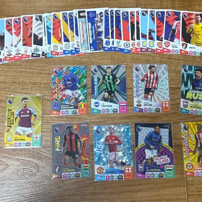 [BUNJANG] Panini Football Cards - 2025 Premier League & 2024 Top Class / 파니니 축구 카드