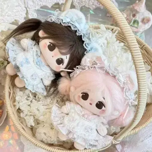 [BUNJANG] 10cm Doll Clothes Sweet Dream Blue/Pink Bundle Set / 10cm 솜인형옷 스위트드림 블루/핑크 일괄
