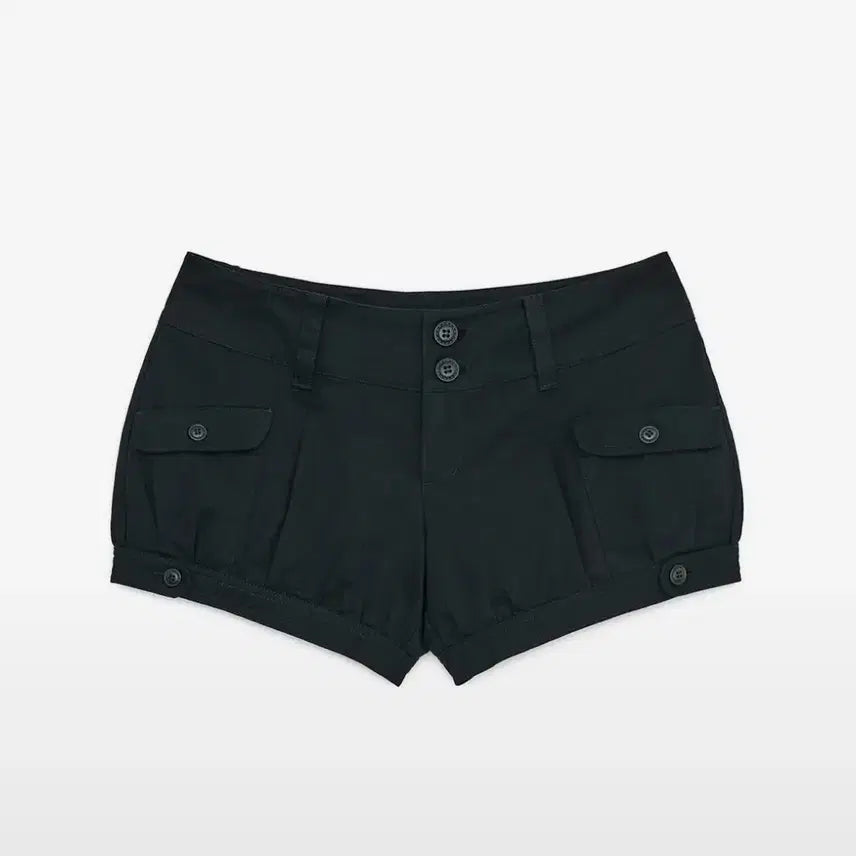[BUNJANG] Hug Your Skin Pumpkin Flap Shorts Black S / 허그유어스킨 펌킨 플랩 쇼츠 블랙S