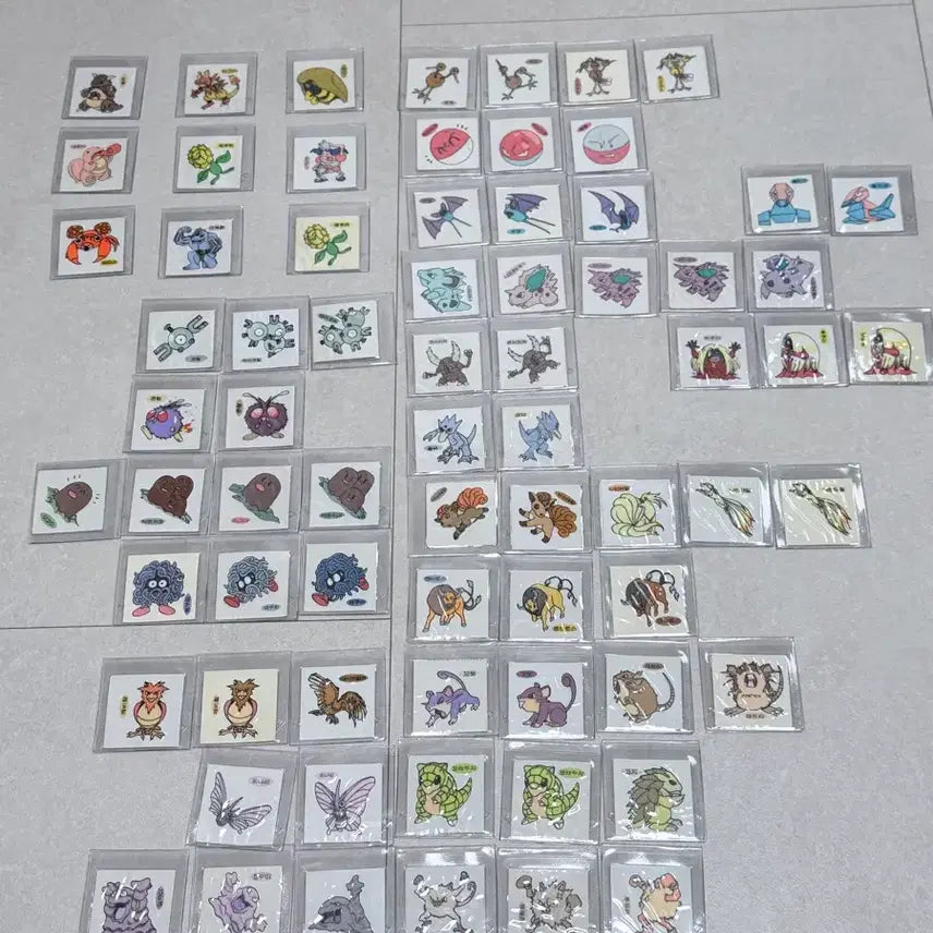 [BUNJANG] Pokemon Unsealed Sticker Series (1999) / [구버전 포켓몬] 포켓몬스터 99년도 안뗀씰 시리즈 판매