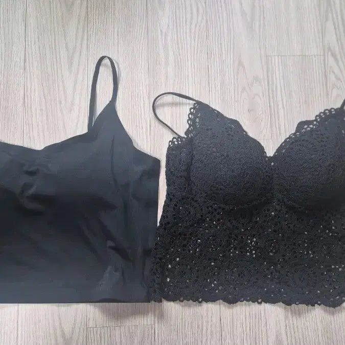 [BUNJANG] Black Lace Bustier Bralette / 블랙 레이스 뷔스티에 브라렛(새상품)