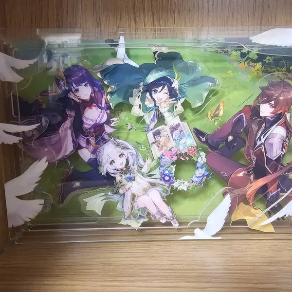 [BUNJANG] Genshin Impact Official Acrylic Diorama / 원신 공식 아크릴 디오라마