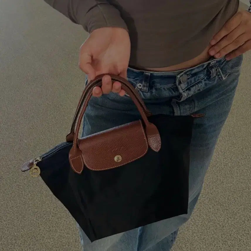 [BUNJANG] Longchamp Le Pliage Small Black / 정품 롱샴 르 플리아쥬 스몰 블랙