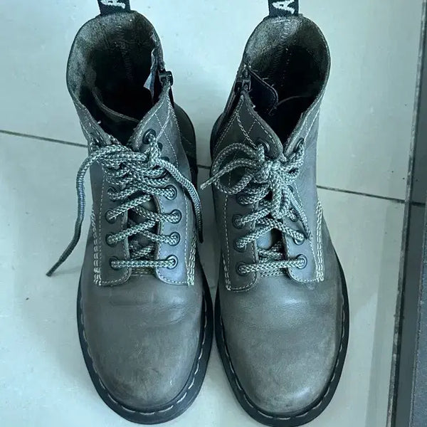 [BUNJANG] Dr. Martens 1460 Walker Boots Grey / 닥터마틴 1460 워커 부츠 그레이