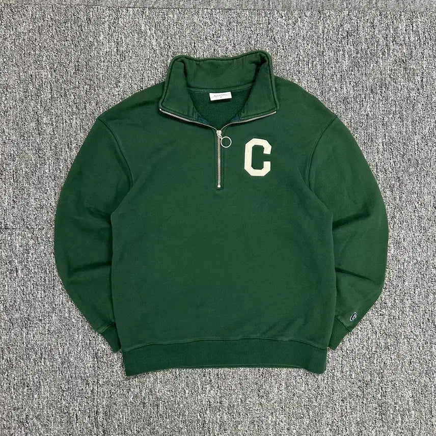 [BUNJANG] Covenat Deep Green Anorak Sweatshirt M / 커버낫 딥그린 아노락 맨투맨
