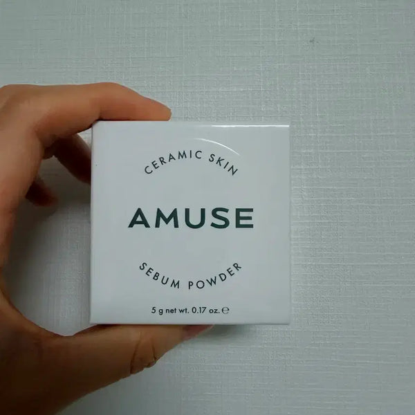 [BUNJANG] AMUSE Ceramic Skin Sebum Powder 01 Clear / 새상품)어뮤즈 세라믹 스킨 세범 파우더 01 클리어