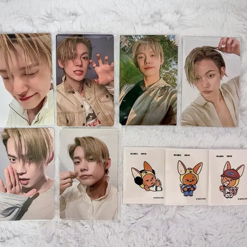 [BUNJANG] TXT Yeonjun No Labels Part 02 Special Edition Photocards Bundle Set / 연준 No labels part 02 특전 럭드 포카