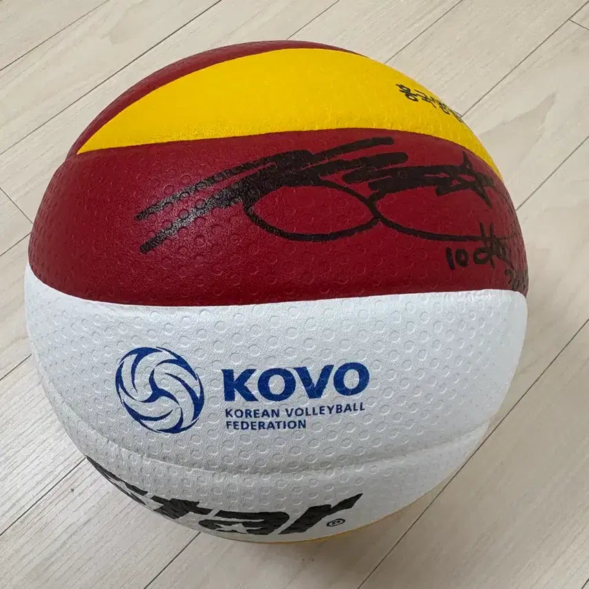 [BUNJANG] Kim Yeon-koung Autographed Heungkuk Life Insurance Volleyball / 김연경 친필사인 흥국생명구단 배구공