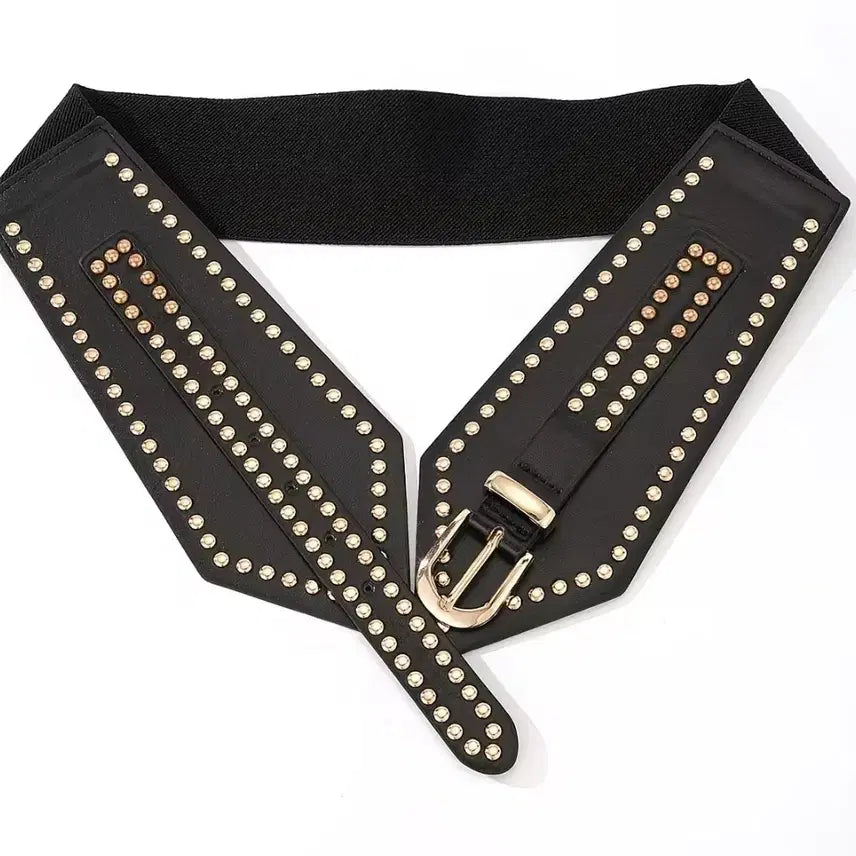 [BUNJANG] Buckle Detail Belt Black / 새상품)버클 장식 벨트