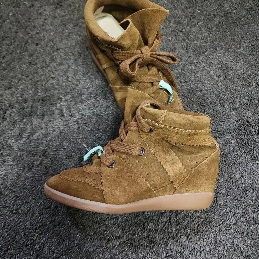 [BUNJANG] Isabel Marant Bobby Suede Wedge Sneakers Size 37 / 이자벨마랑 바비 스웨이드 웨지 스니커즈 37사이즈