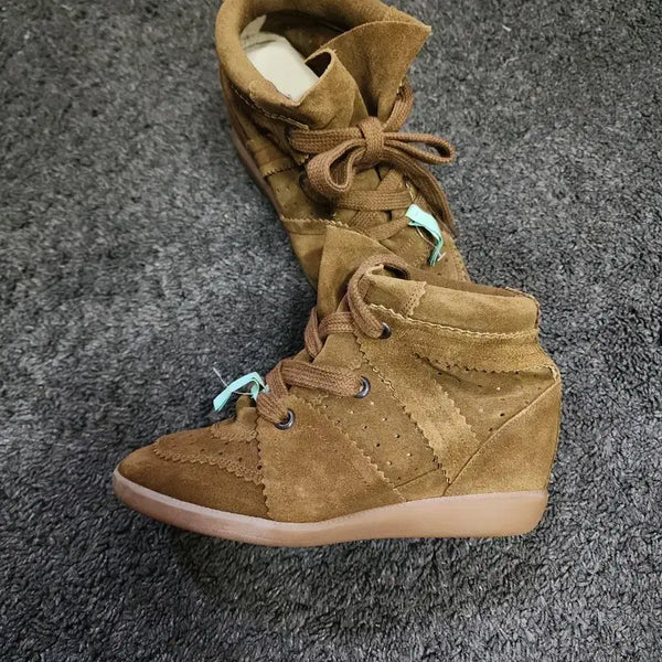 [BUNJANG] Isabel Marant Bobby Suede Wedge Sneakers Size 37 / 이자벨마랑 바비 스웨이드 웨지 스니커즈 37사이즈