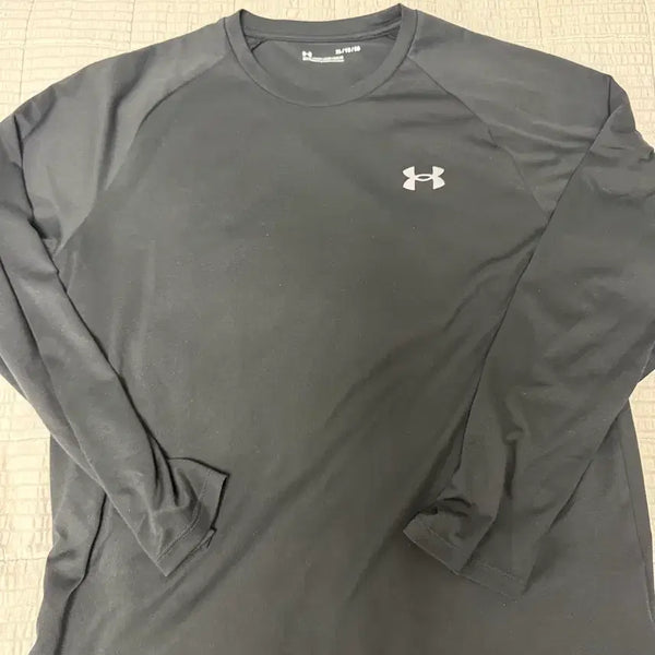 [BUNJANG] Under Armour Black Long Sleeve T-Shirt / 언더아머 긴팔 티셔츠 블랙