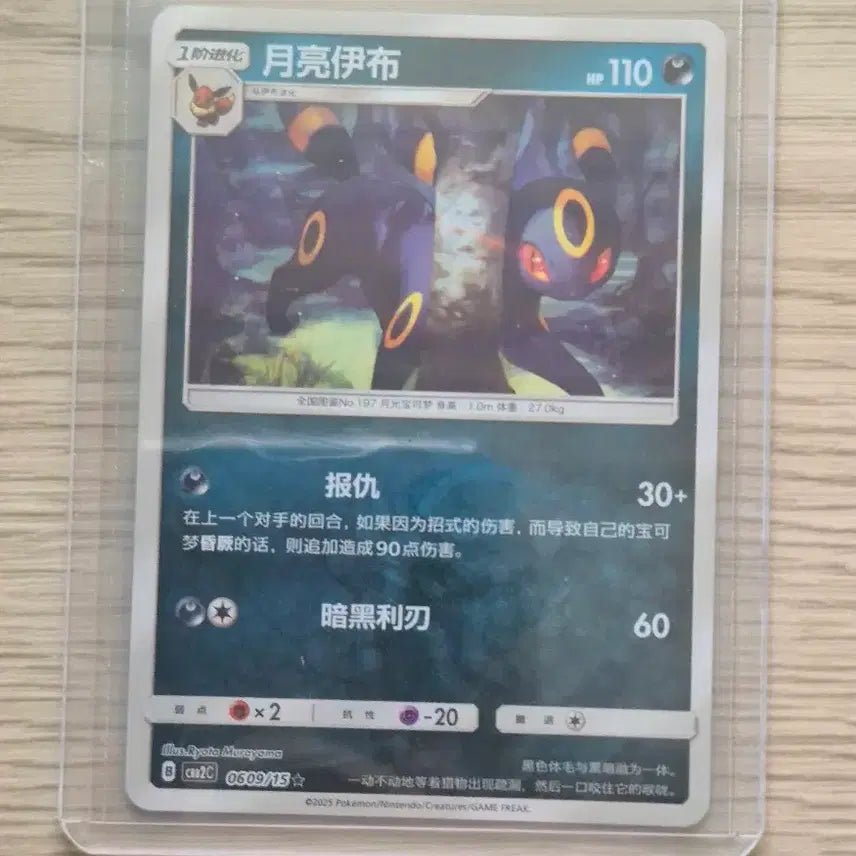 [BUNJANG] Pokemon Card Umbreon Master Ball / 포켓몬카드 블래키 마스터볼